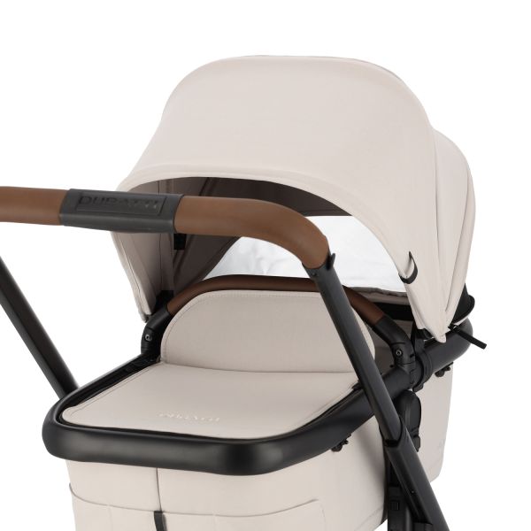 Dubatti One E6 Kinderwagen 2-in-1 - Dark Brown / Tofu Grey Dubatti One E6 Kinderwagen 2-in-1 - Dark Brown / Tofu Grey