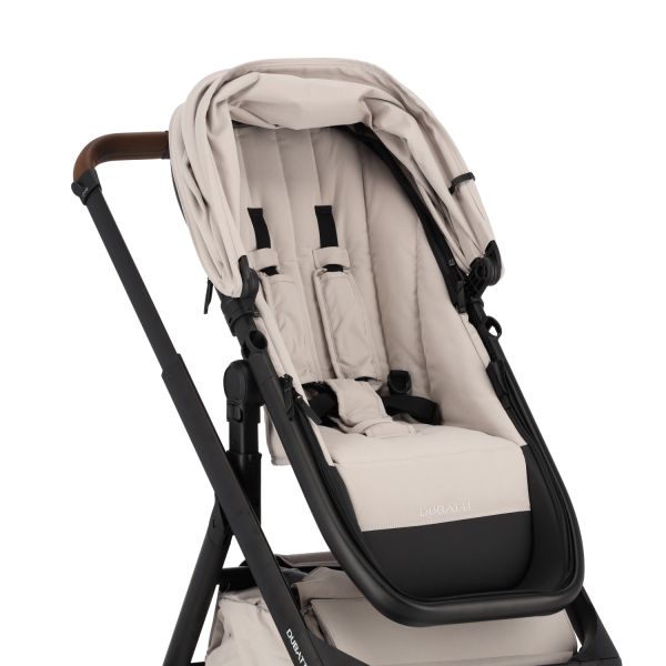Dubatti One E6 Kinderwagen 2-in-1 - Dark Brown / Tofu Grey Dubatti One E6 Kinderwagen 2-in-1 - Dark Brown / Tofu Grey