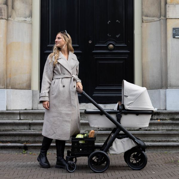 Dubatti One E6 Kinderwagen 2-in-1 - Black / Tofu Grey