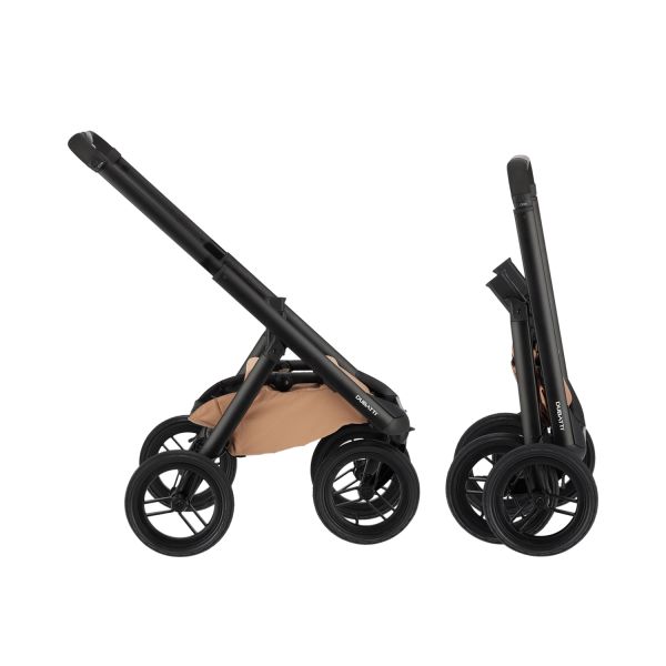 Dubatti One E6 Kinderwagen 2-in-1 - Black / Soft Terra