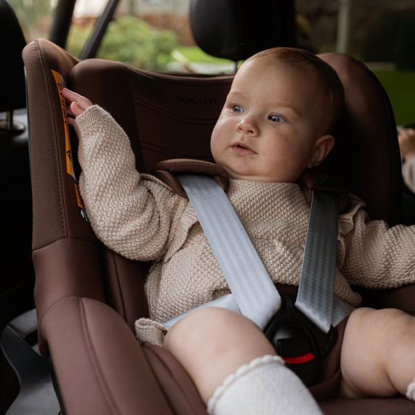 Dubatti by Britax Römer DUALFIX 5Z Autostoel - Walnut Brown