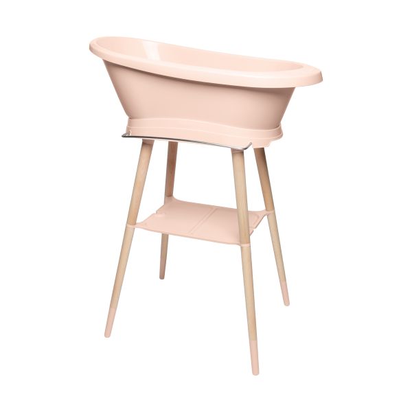 Bebe-Jou Sense Babybad en Badstandaard - Pale Pink Bebe-Jou Sense Babybad en Badstandaard - Pale Pink