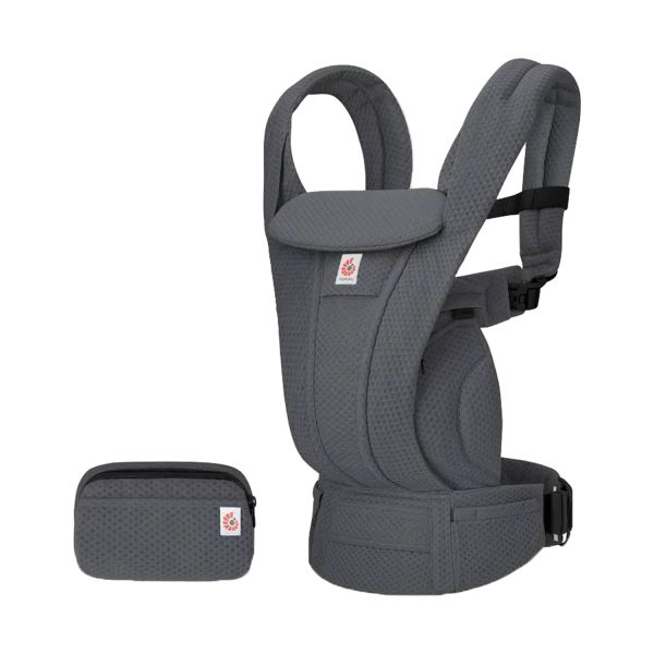Ergobaby Omni Deluxe Mesh Draagzak - Graphite Grey Ergobaby Omni Deluxe Mesh Draagzak - Graphite Grey