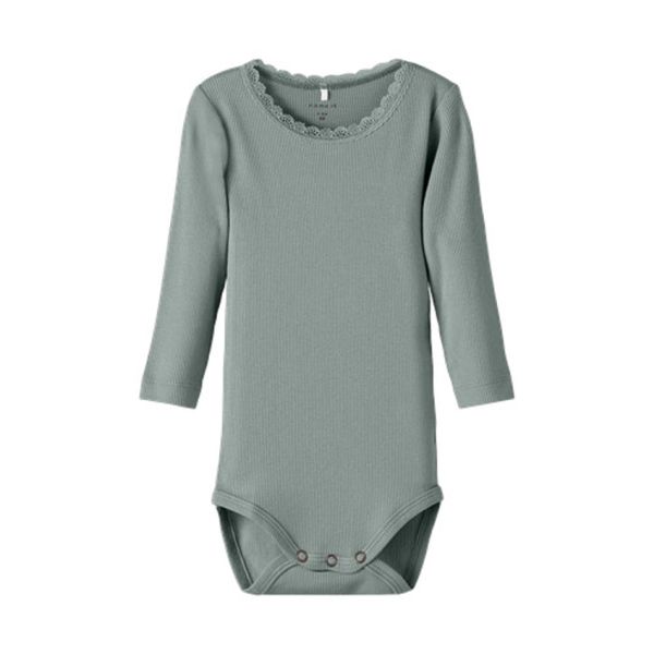 Name It Lace Romper - Kab NOOS - Slate Gray - Maat 68
