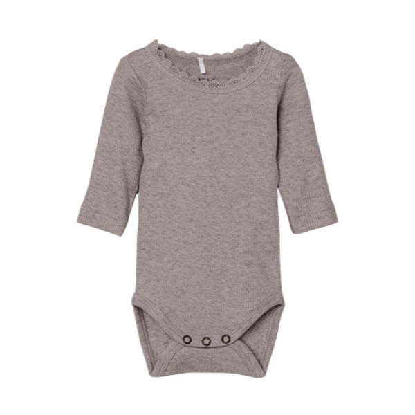 Name It Lace Romper - Kab NOOS - Satellite Melange - Maat 62