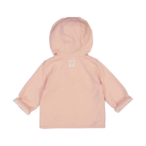 Feetje Jas Met Capuchon Omkeerbaar Print The Magic Is In You Roze 74