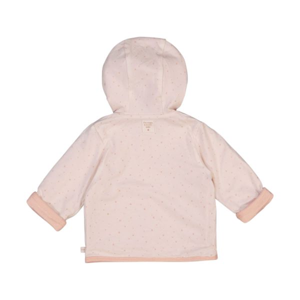 Feetje Jas Met Capuchon Omkeerbaar Print The Magic Is In You Roze 74