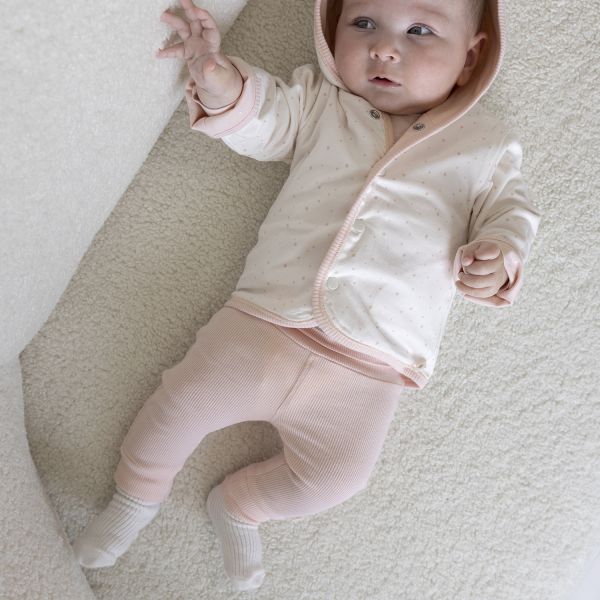 Feetje Jas Met Capuchon Omkeerbaar Print The Magic Is In You Roze 74