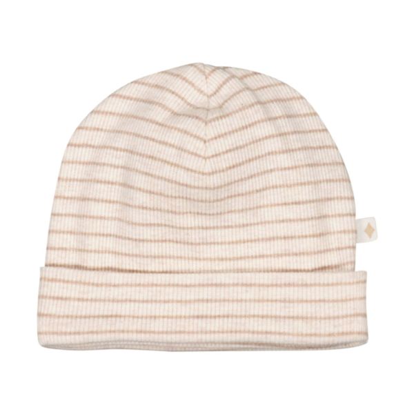 Feetje Muts Rib Streep The Magic Is In You Taupe Melange 1