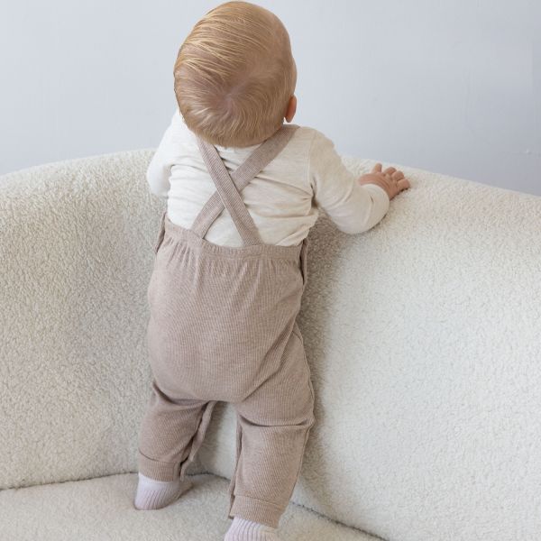 Feetje Tuinbroek Rib The Magic Is In You Taupe Melange 56 Feetje Tuinbroek Rib The Magic Is In You Taupe Melange 56