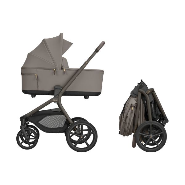Kikkaboo Goya Kinderwagen 3-in-1 - Platinum Mocca/Noir Kikkaboo Goya Kinderwagen 3-in-1 - Platinum Mocca/Noir