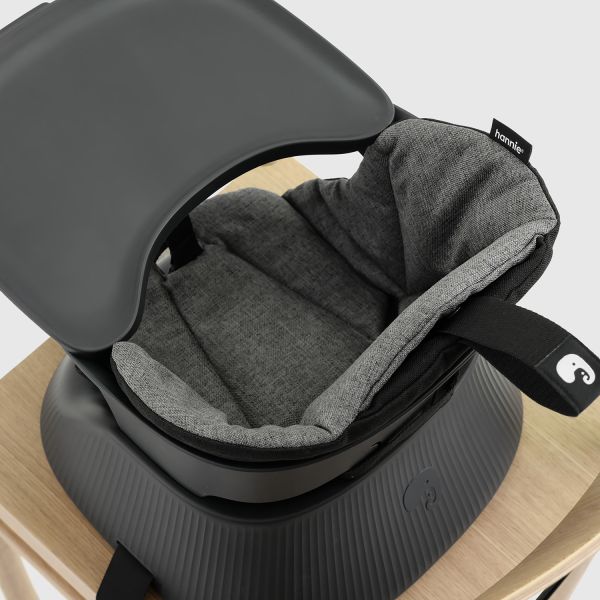 Hannie Draagbare Kinderstoel – Charcoal Black