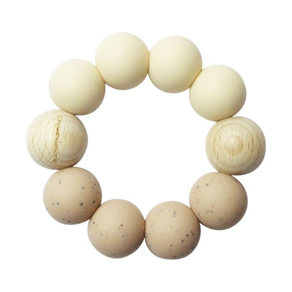 Chewies & More Basic Chewie Bijtring - Hazel Gritt / Navaho. Chewies & More Basic Chewie Bijtring - Hazel Gritt / Navaho.