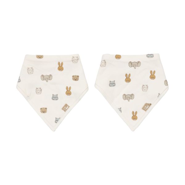 Jollein Bandana Slab - 2 Stuks - Jollies Jollein Bandana Slab - 2 Stuks - Jollies
