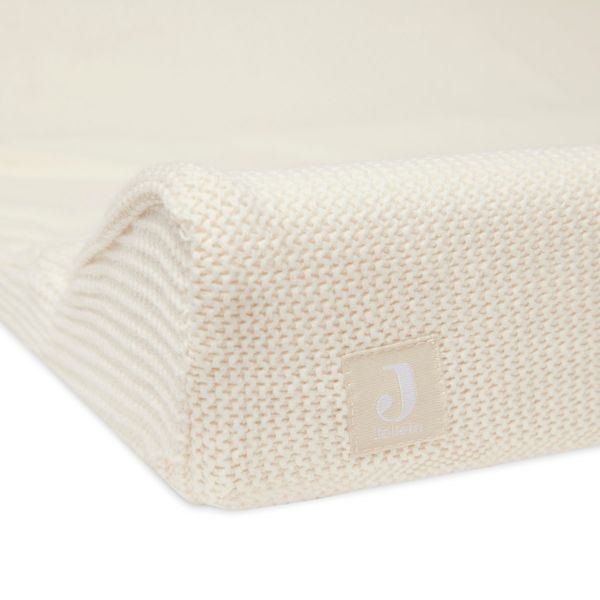 Jollein Aankleedkussenhoes Basic Knit Ivory 50 x 70 cm