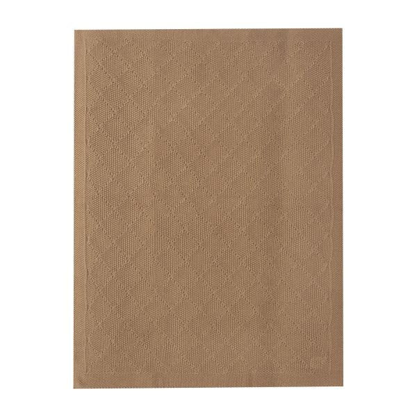 Jollein Check Knit Wiegdeken - 75 x 100 cm - Biscuit