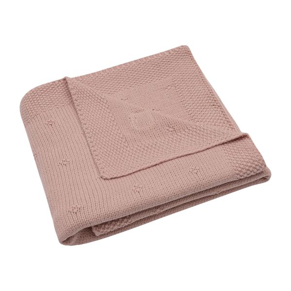 Jollein Wiegdeken Cosy Knit Wild Rose 75 x 100 cm Jollein Wiegdeken Cosy Knit Wild Rose 75 x 100 cm