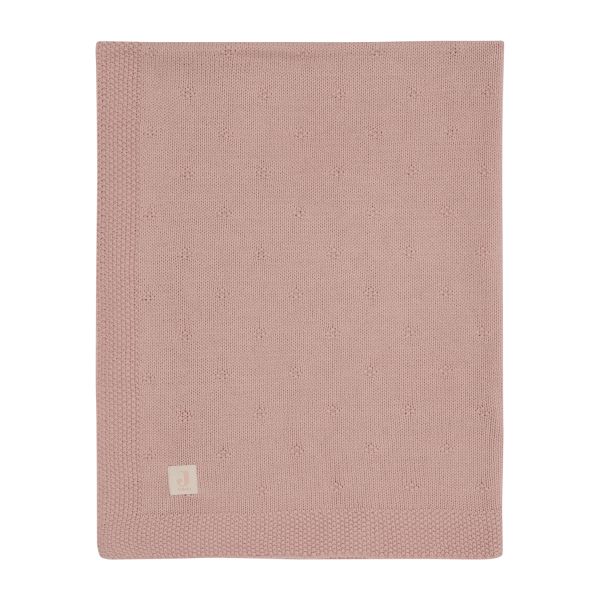 Jollein Cosy Knit Ledikantdeken - 100 x 150 cm - Wild Rose