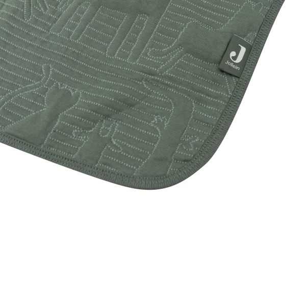 Jollein Jungle Jambo Ledikantdeken - 100 x 150 cm - Ash Green / Laurel