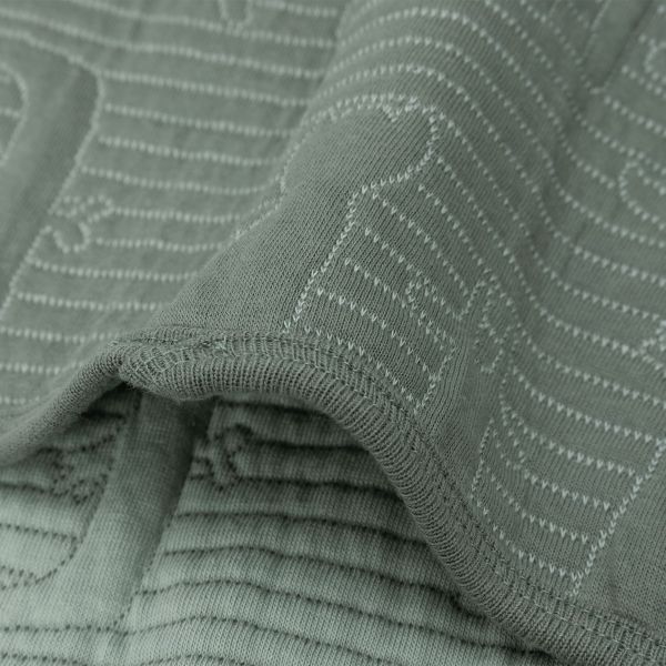 Jollein Jungle Jambo Ledikantdeken - 100 x 150 cm - Ash Green / Laurel