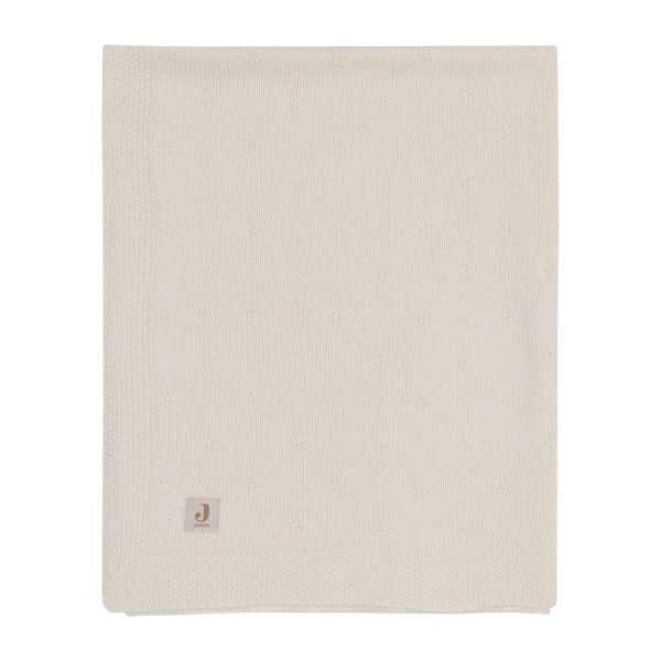 Jollein Cosy Knit Ledikantdeken - 100 x 150 cm - Ivory