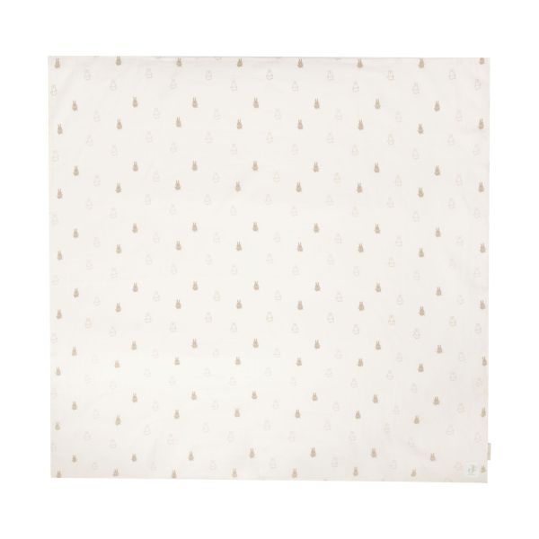 Jollein Multidoek Happy Miffy Nougat 115 x 115 cm 2-Pack