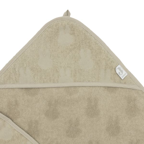 Jollein Badcape Badstof Miffy Jacquard Olive Green