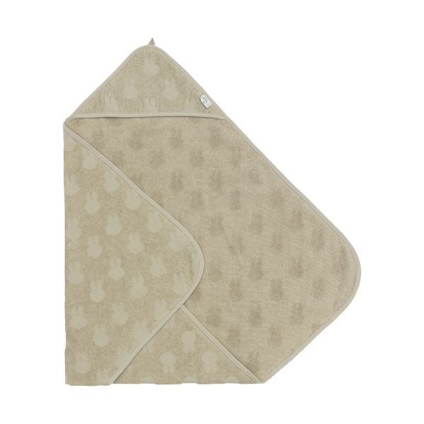 Jollein Badcape Badstof Miffy Jacquard Olive Green