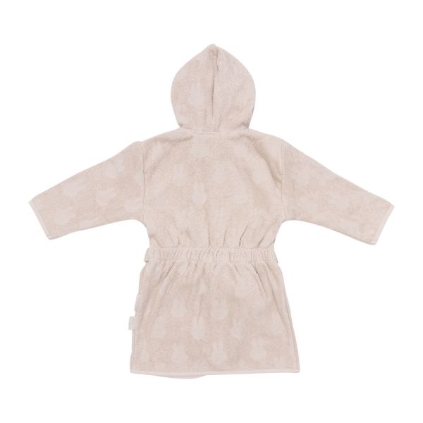 Jollein Miffy Jacquard Badjas - Badstof - 1-2 jaar - Nougat