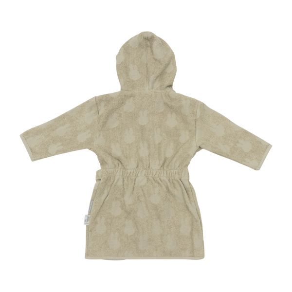 Jollein Miffy Jacquard Badjas - Badstof - 1-2 jaar - Olive Green