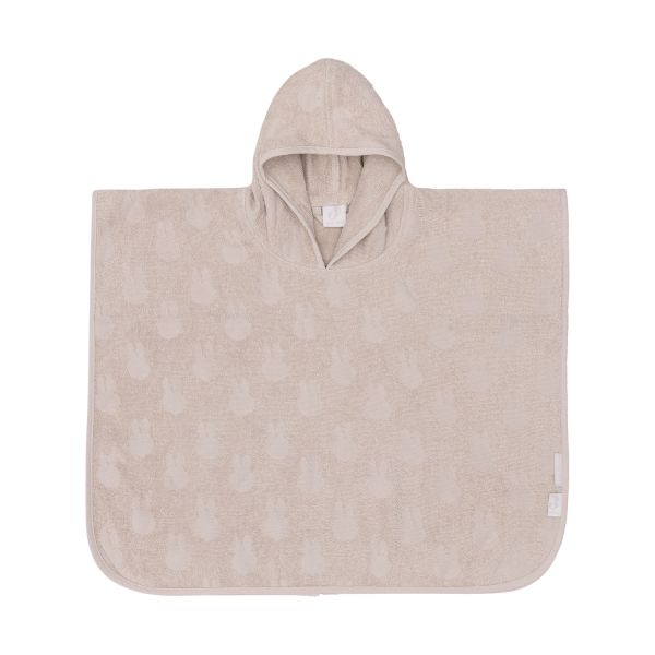 Jollein Jacquard Badponcho Miffy - Badstof - Nougat Jollein Jacquard Badponcho Miffy - Badstof - Nougat