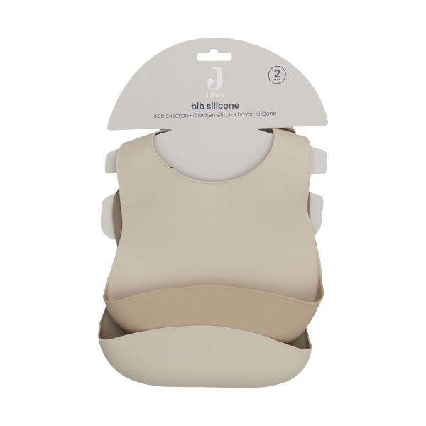 Jollein Siliconen Slab - 2 Stuks - Natural Shades