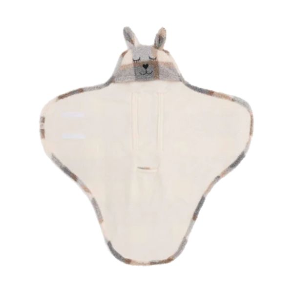 Jollein Wikkeldeken Bunny - Check - Boucle