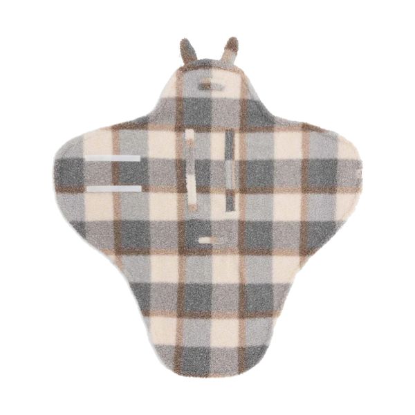 Jollein Wikkeldeken Bunny - Check - Boucle
