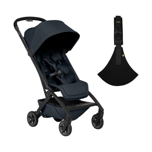 Joolz x Wildride Aer² Buggy + Draagzak - Dark Navy Blue / Zwart
