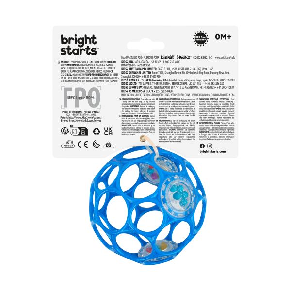 Oball Rammelaar - Easy-Grasp Toy - Blue Oball Rammelaar - Easy-Grasp Toy - Blue
