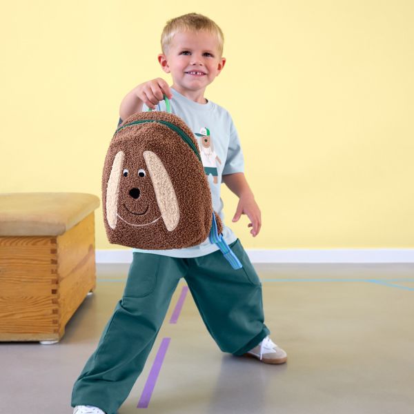 Lässig Tiny Backpack Tiny Team Dog - Kinderrugzak - 3,5 L
