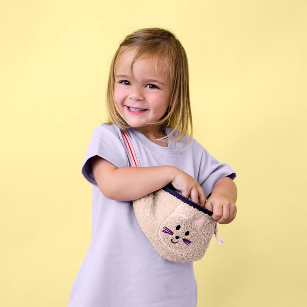 Lässig Kids Heuptasje - Team Cat - Beige
