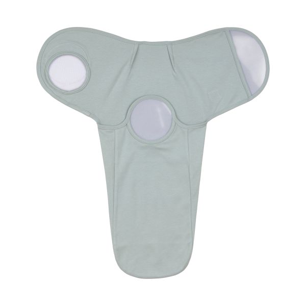 Lässig Cozy Swaddle Bag GOTS - Granite Green - 0-3 Maanden