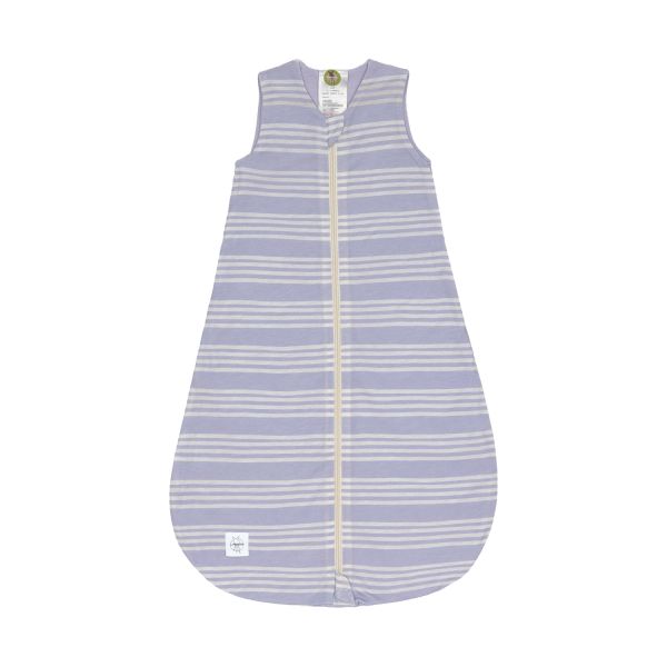 Lässig Zomerslaapzak - Maat 50/56 - Tencel - Striped Pastel Lilac