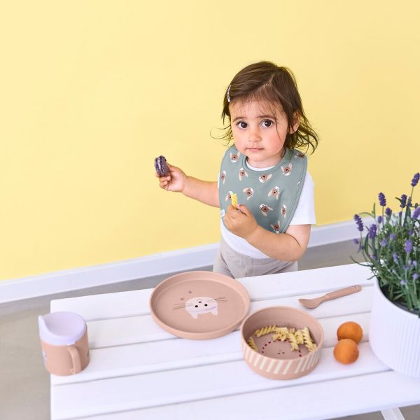 Lässig Tiny Team Cat Dinerset - Roze