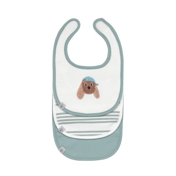 Lässig Tiny Team Dog Newborn Slab - 3 Stuks - Groen 