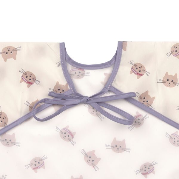 Lässig Tiny Team Cat Slab Met Mouwen - 2 Stuks - Paars