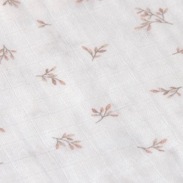 Lässig Swaddle & Burp Doeken - Miracle Of Nature Leaves - 3 Stuks - 80 x 80 cm