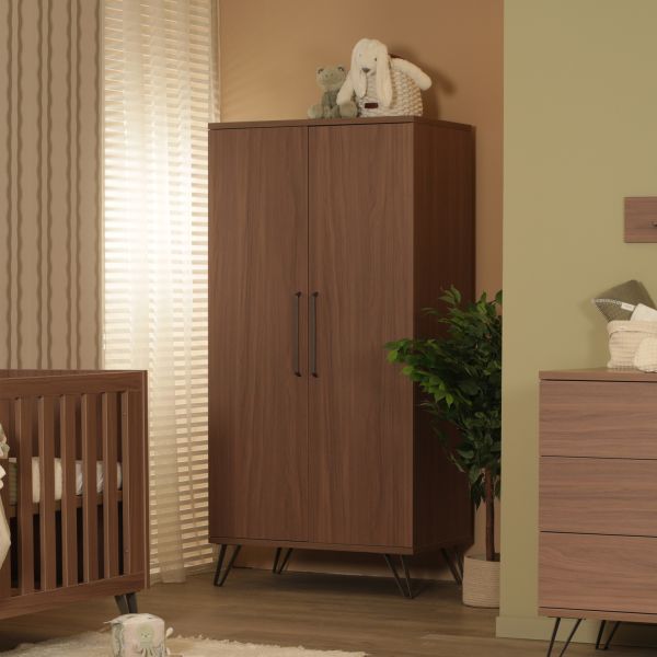Interbaby Ledikant 70x140 - Commode - Hanglegkast Jersey Interbaby Ledikant 70x140 - Commode - Hanglegkast Jersey