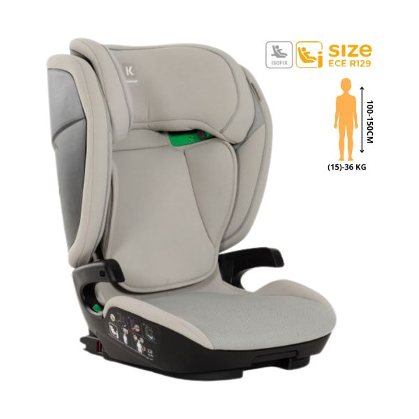 Kidsriver Autostoel Omega-S Clay