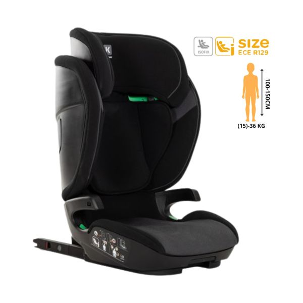 Kidsriver Autostoel Omega-S Zwart