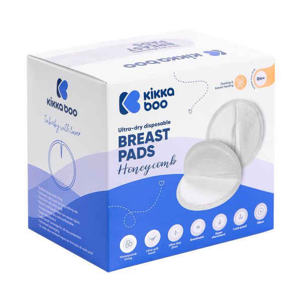 Kikkaboo Wegwerp Zoogcompressen Honeycomb 50 stuks