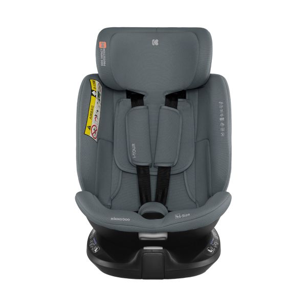 Kikkaboo i-Tour Autostoel i-Size - Groep 1/2/3 (40-150 cm) - Donkergrijs