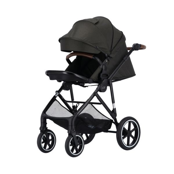 Puck Combi-Kinderwagen 3-in-1 Carl Donkergroen Puck Combi-Kinderwagen 3-in-1 Carl Donkergroen